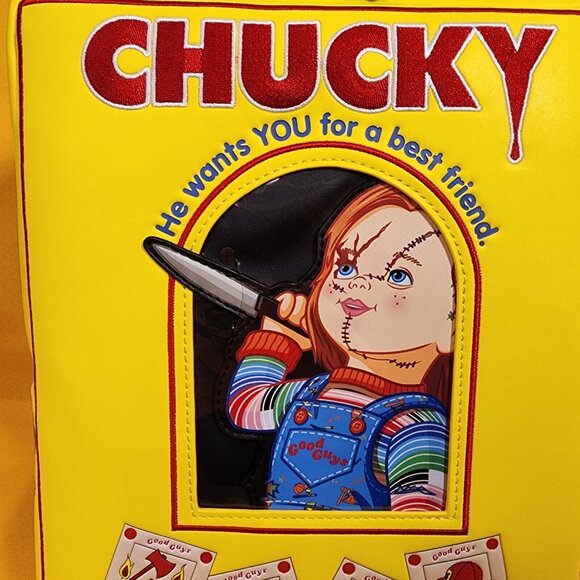Loungefly Childs Play Chucky Good Guys Toy Box Cosplay Mini Backpack NEW main image 11